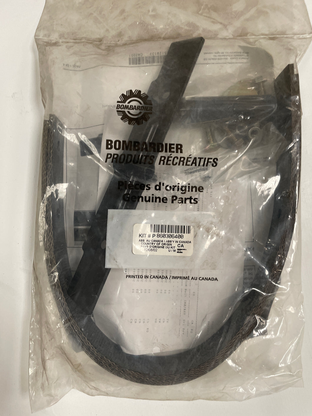 Ski-Doo Belt Retainer Kit (ref : 860306400)