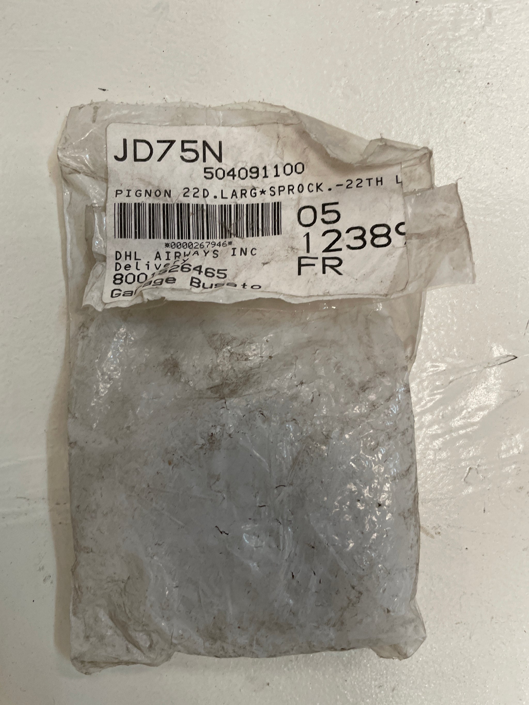 ®︎un Ski-Doo SPROCKET 22 TEETH (ref : 504091100) – WRFB Destock