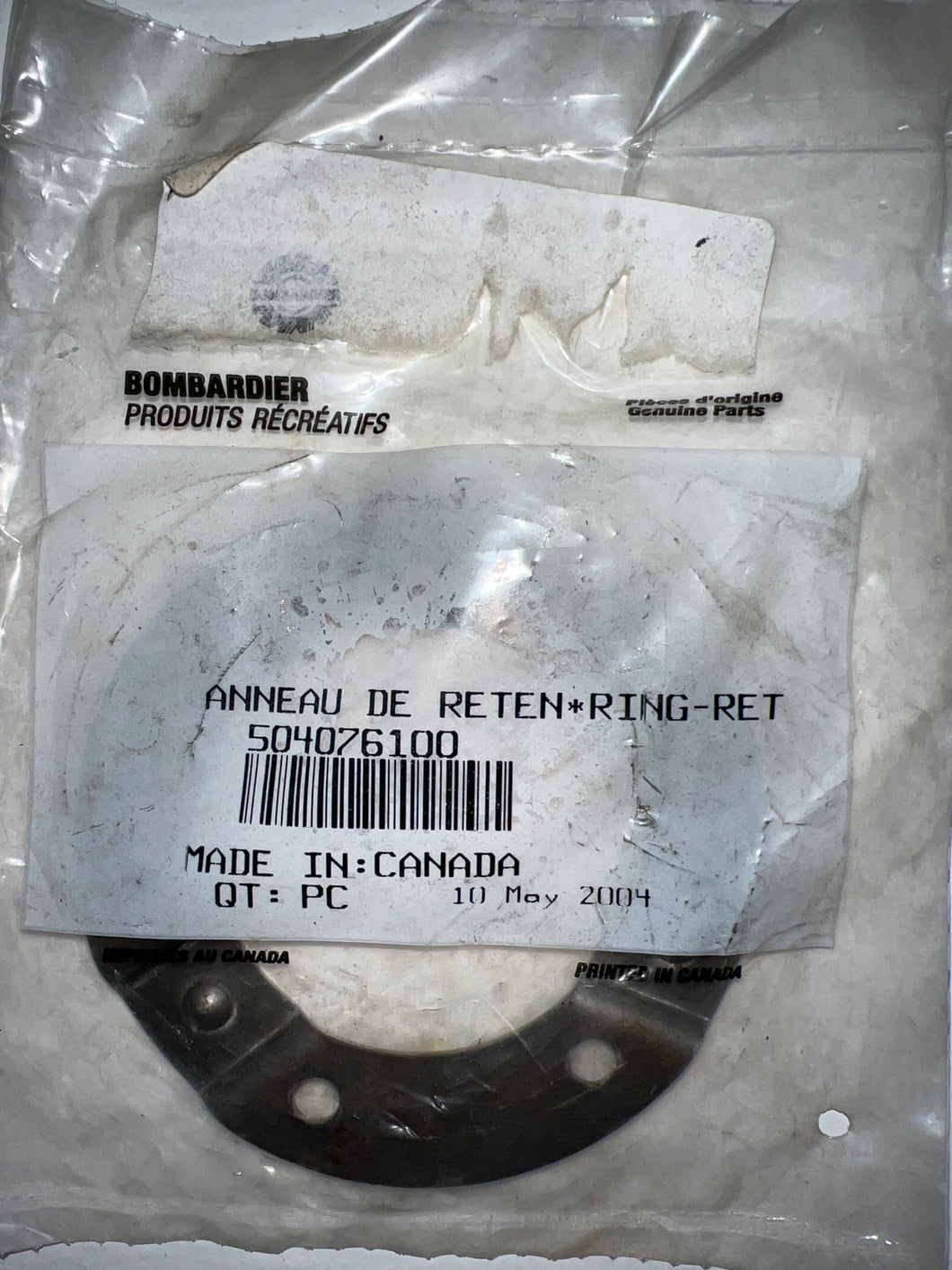 Ski-Doo  Retainer Ring ( réf : 504076100 )